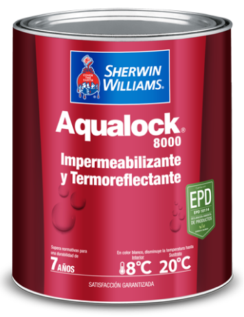 Aqualock 8000 Impermiabilizante y termoreflectante