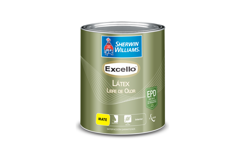 pintura libre de olor excello sherwin williams