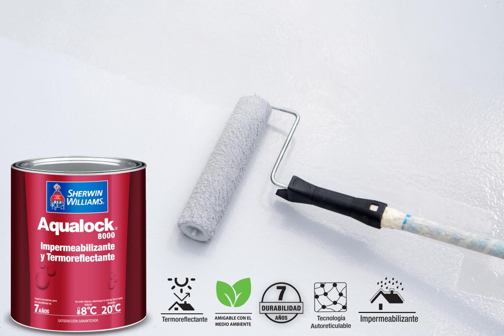 Impermeabiliza con Aqualock 8000