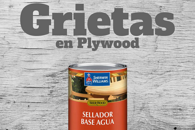 ¿Agrietamiento en Plywood?